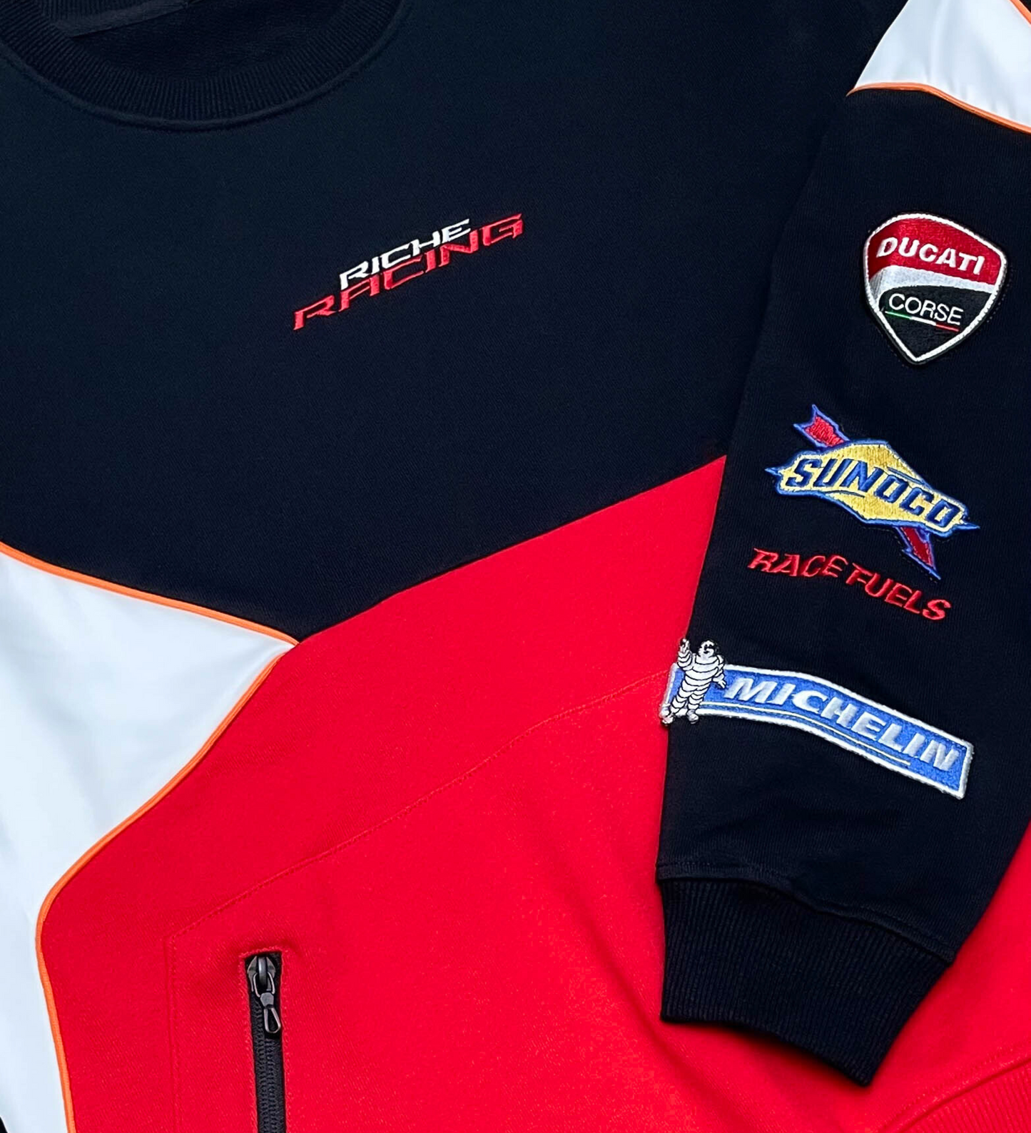 Spade moto crewneck