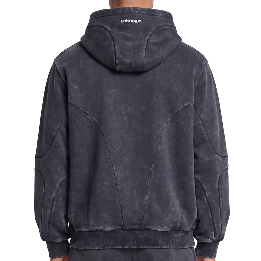 Unknown Winged Rivet Zip Hoodie