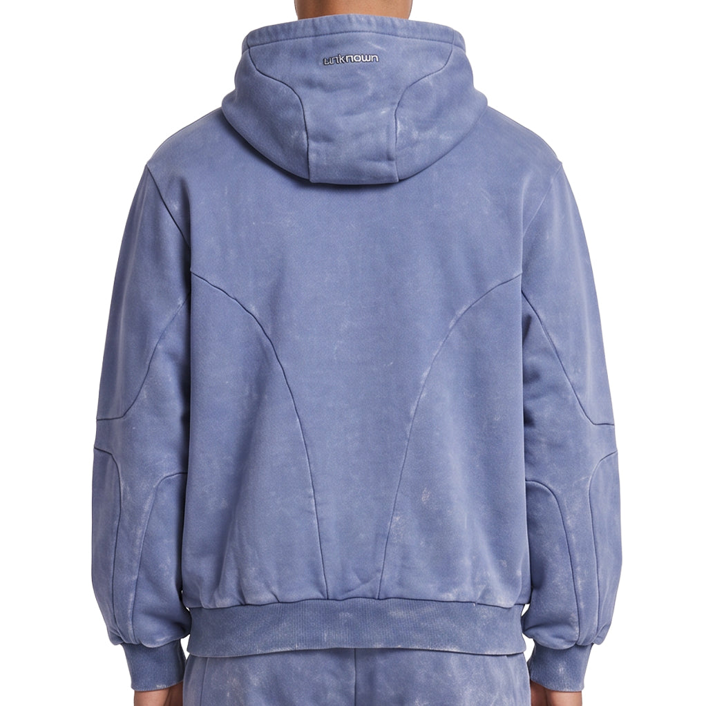 Unknown Winged Rivet Zip Hoodie