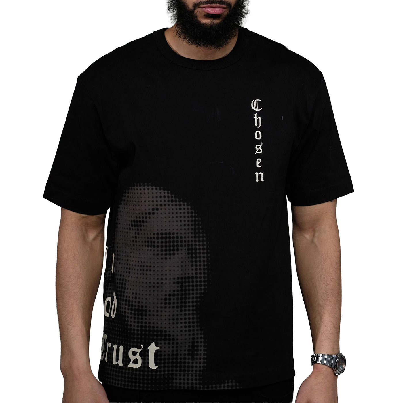 In god we trust tee Black by Chosen
 - 1