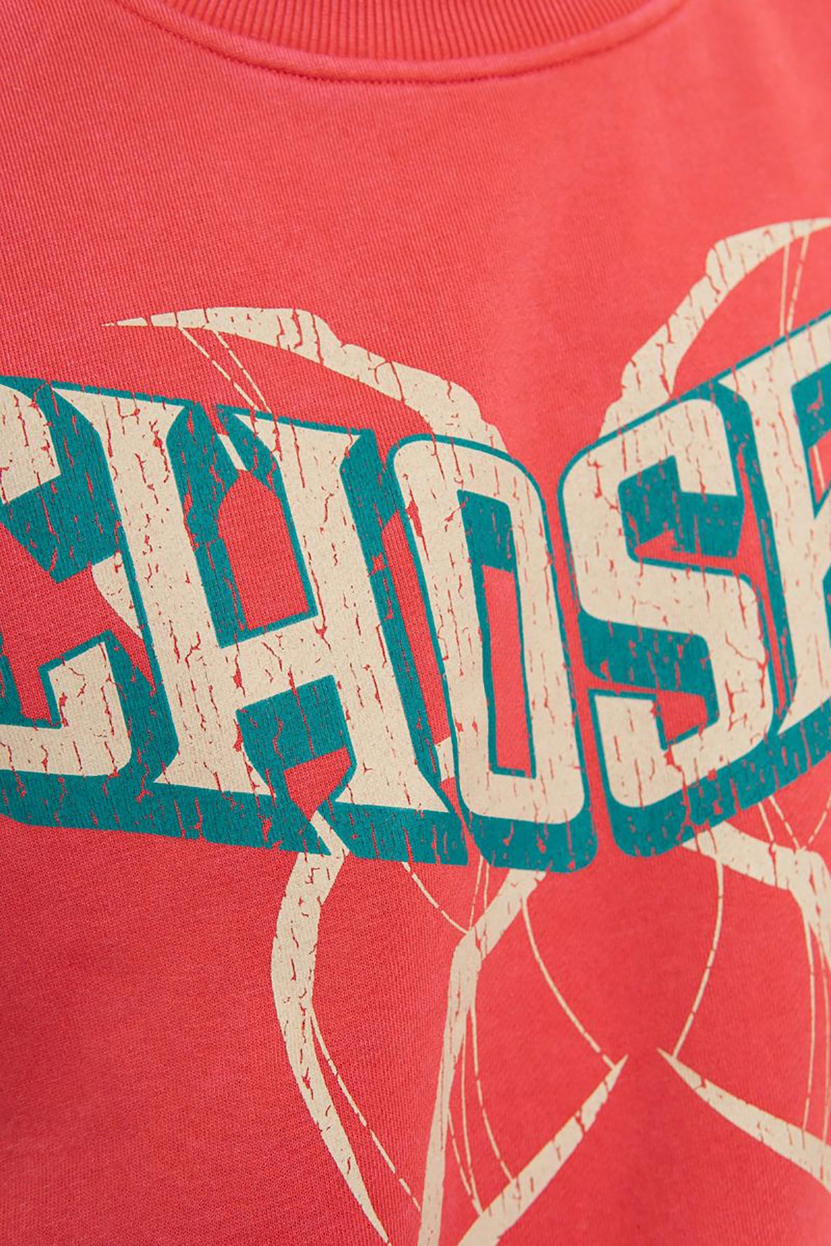 Chosen spiked skull oversized sweatshirt Rouge by Chosen - 4