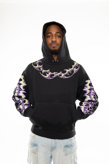 Rabid dog oversized pull-over hoodie