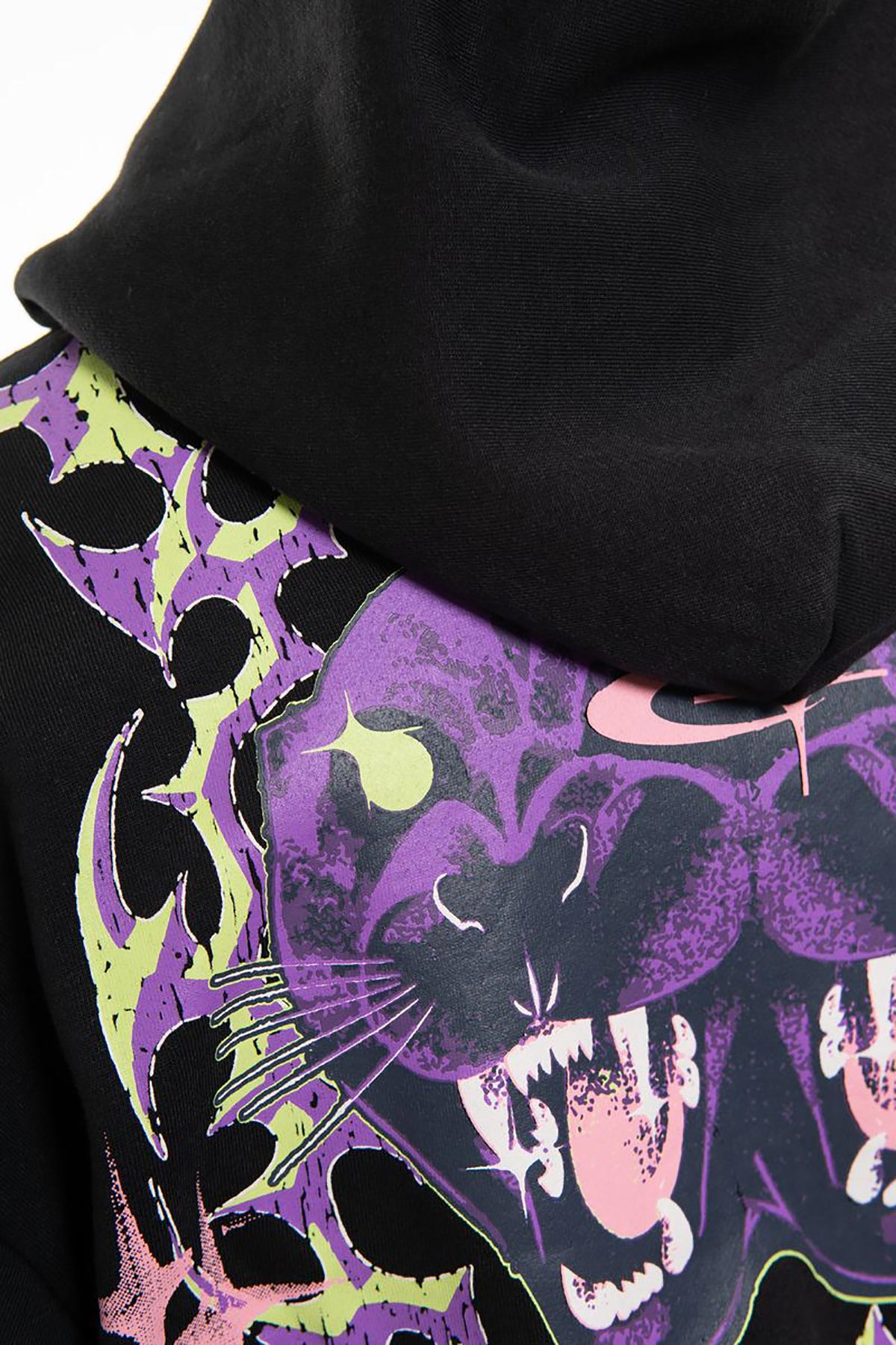 Rabid dog oversized pull-over hoodie Black by Chosen - 5