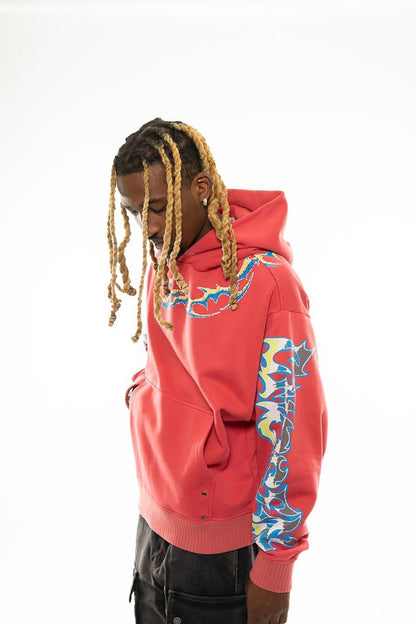 Rabid dog oversized pull-over hoodie