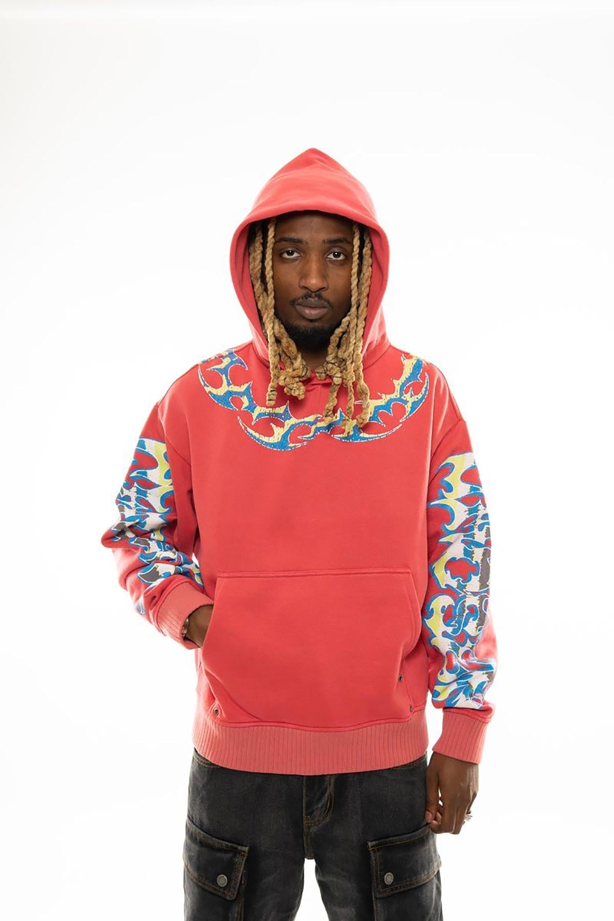 Rabid dog oversized pull-over hoodie