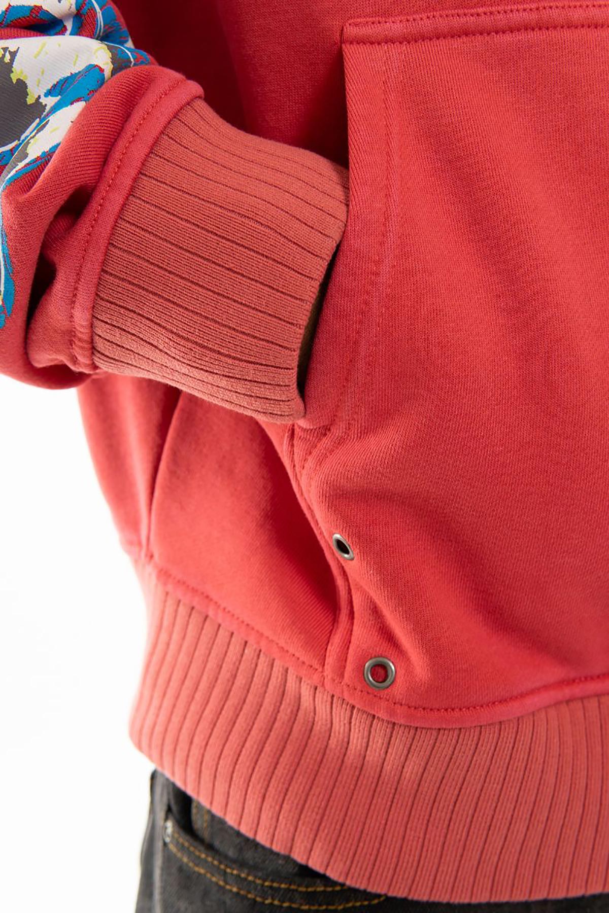 Rabid dog oversized pull-over hoodie Rouge by Chosen - 5