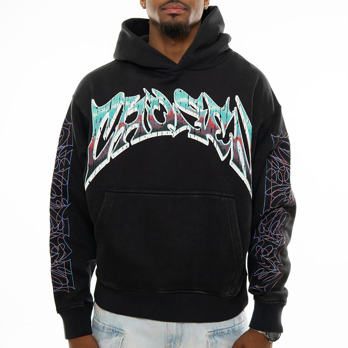 Only the chosen oversized pull-over hoodie Black by Chosen - 1