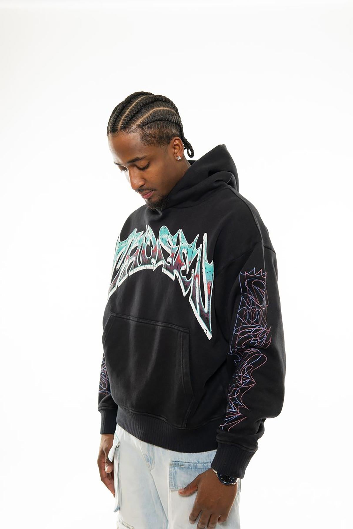 Only the chosen oversized pull-over hoodie