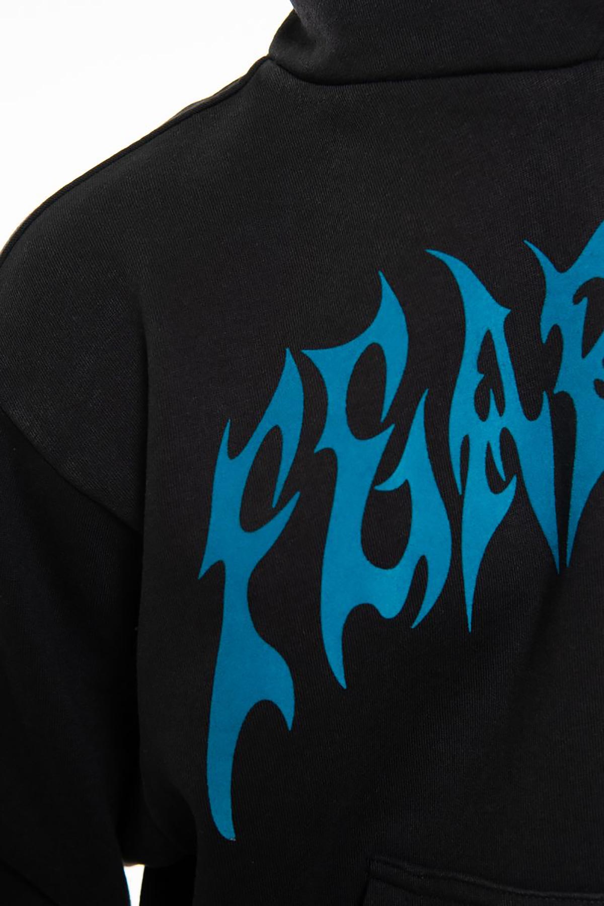 Fearless oversized pull-over hoodie Black by Chosen - 3