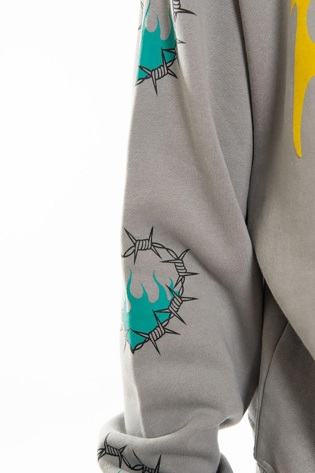 Fearless oversized pull-over hoodie Grey by Chosen - 4