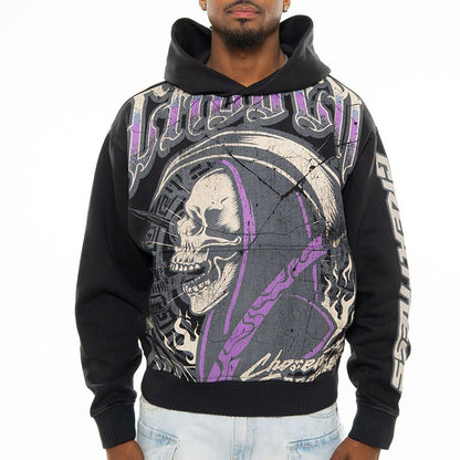 Reaper oversized pull-over hoodie Black by Chosen - 1