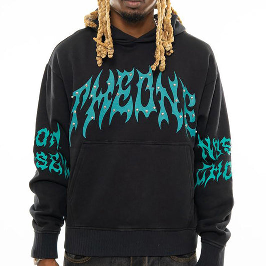 The one oversized pull-over hoodie Black by Chosen - 1