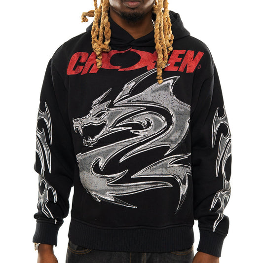 Chosen records oversized pull-over hoodie