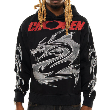 Chosen records oversized pull-over hoodie