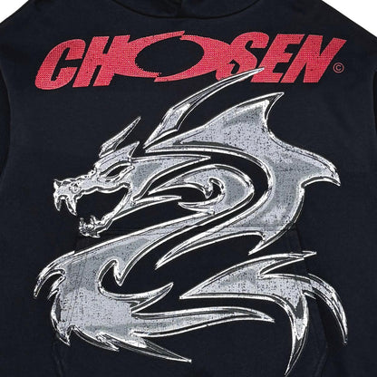Chosen records oversized pull-over hoodie