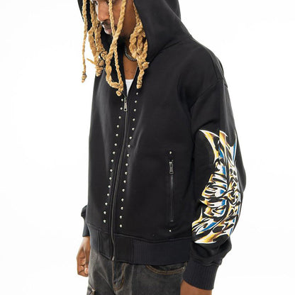 Chosen studios oversized full zip hoodie Black by Chosen - 1