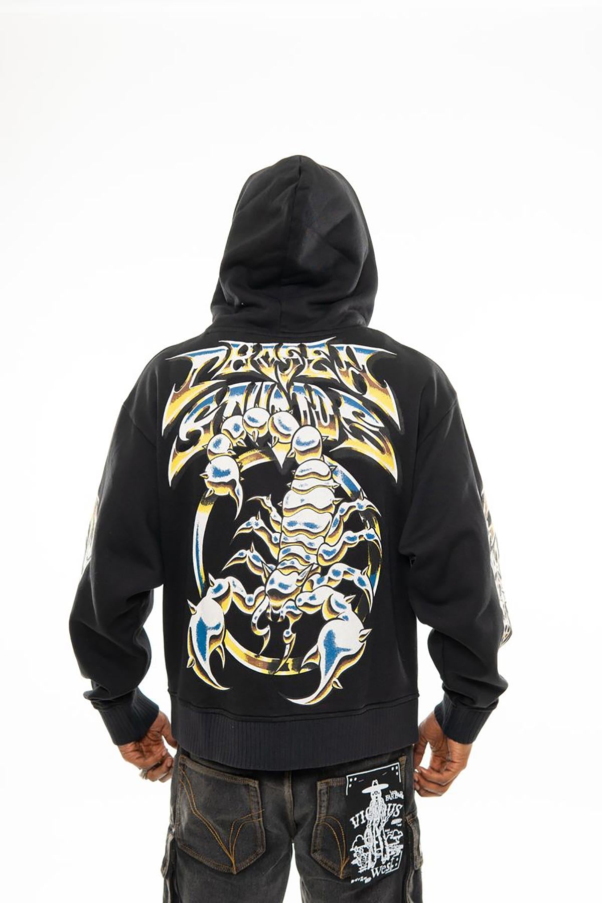 Chosen studios oversized full zip hoodie Black by Chosen - 5