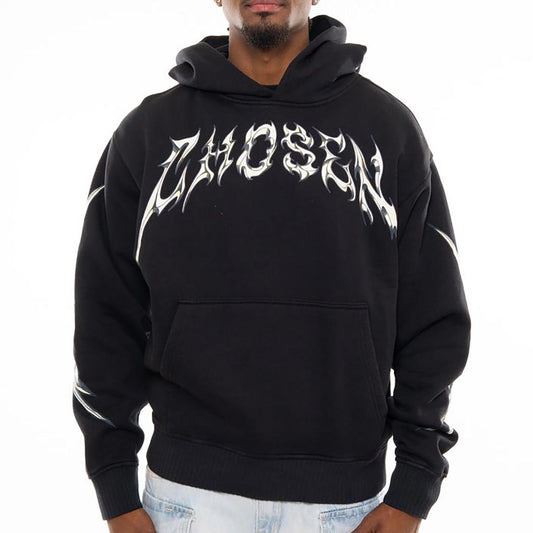 Eagle oversized pull-over hoodie Black by Chosen - 1