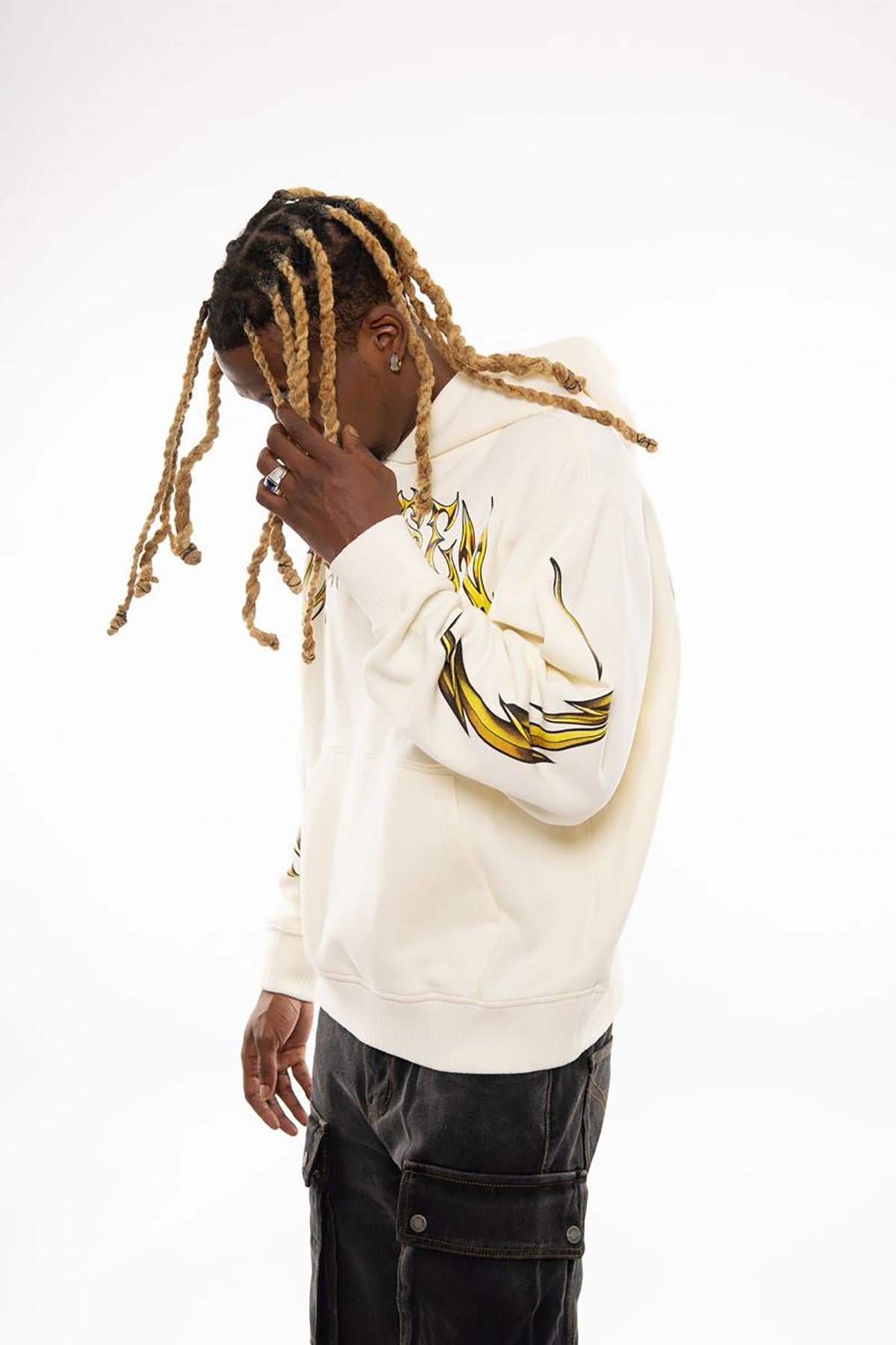 Eagle oversized pull-over hoodie Snow White by Chosen - 4