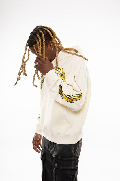 Eagle oversized pull-over hoodie Snow White by Chosen - 4