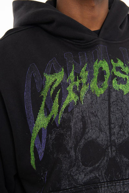Conflicts oversized pull-over hoodie