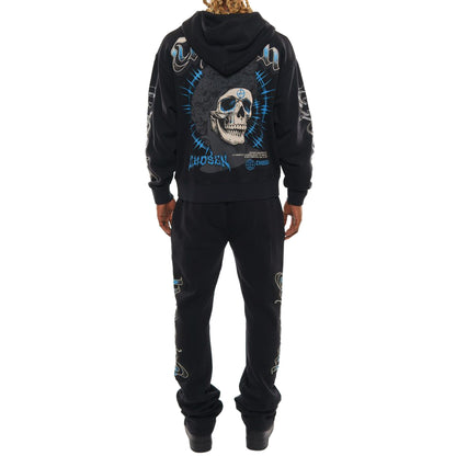 Anarchy oversized full zip hoodie set