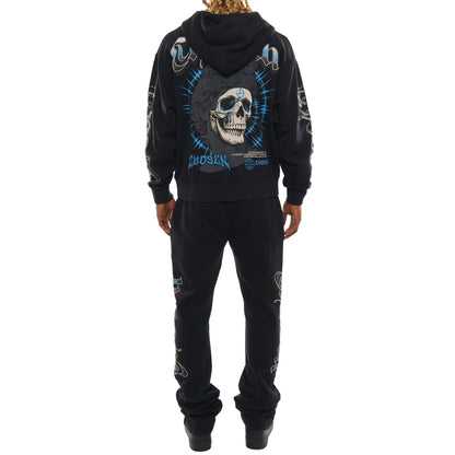 Anarchy oversized full zip hoodie set