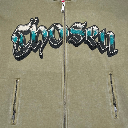 Anarchy oversized full zip hoodie