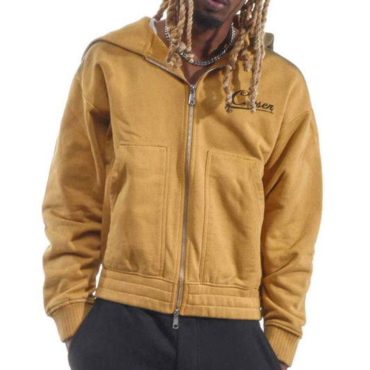 Chosen washed full-zip hoodie