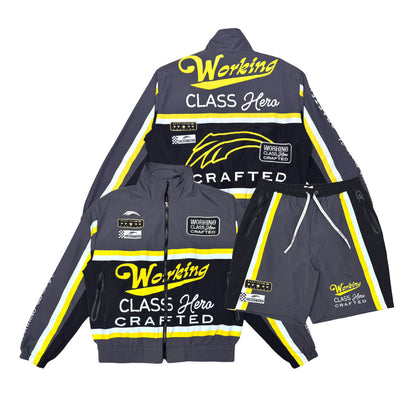 Working Class Nylon Short Set Charcoal by Crafted - 1