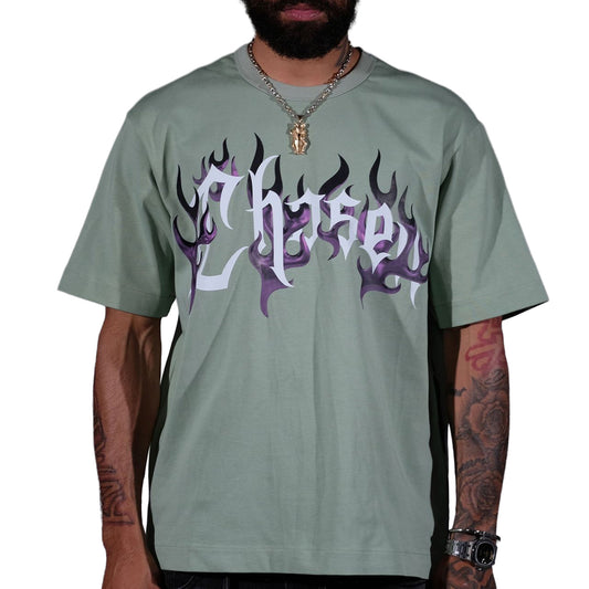 Chosen flames tee Jade Green by Chosen
 - 1