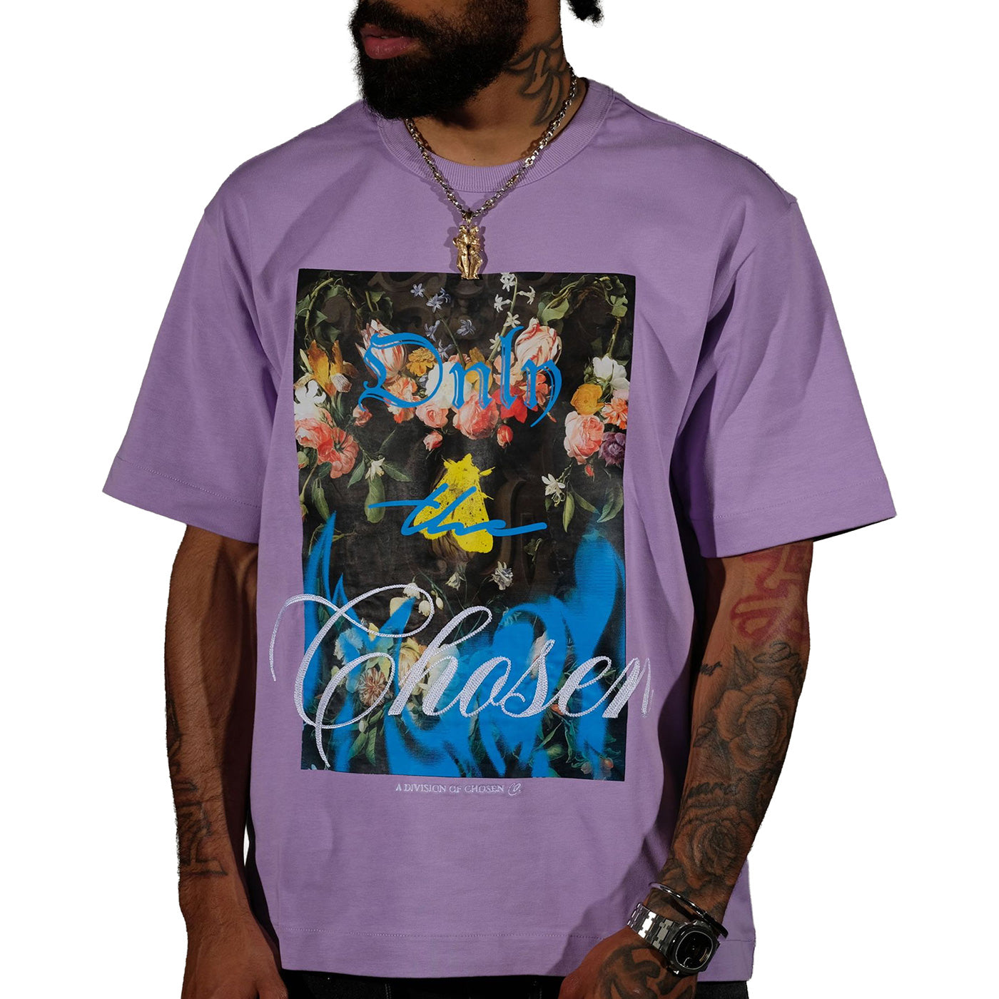 Moth tee African Violet by Chosen
 - 1