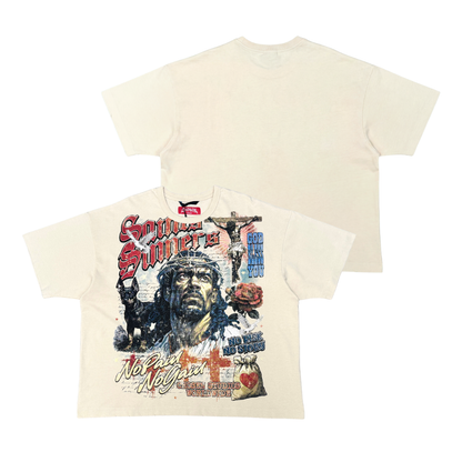 No Pain No Gain Vintage Jesus Graphic Tee