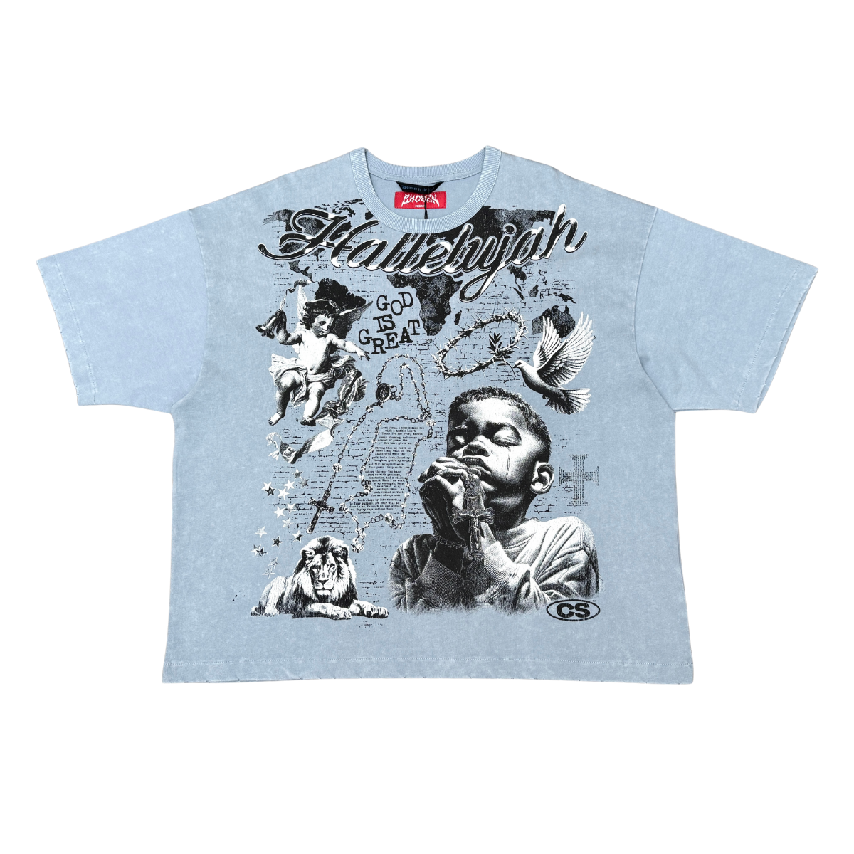 Praying Boy Vintage Graphic Tee
