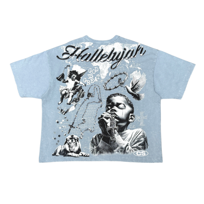 Praying Boy Vintage Graphic Tee