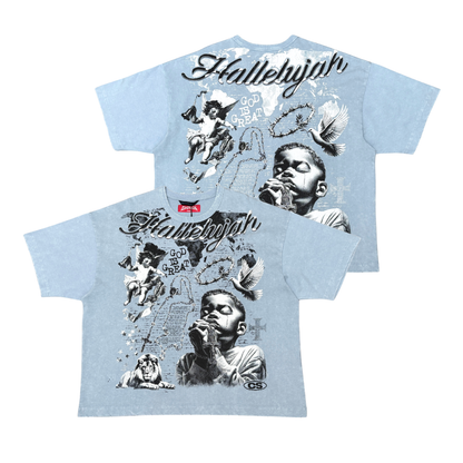 Praying Boy Vintage Graphic Tee