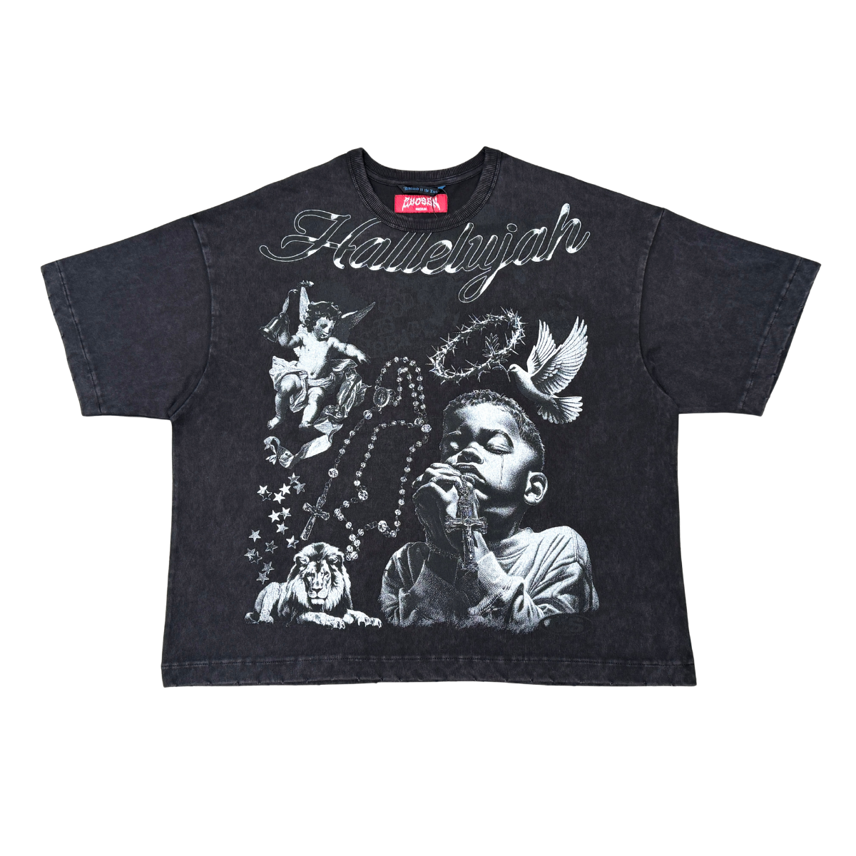 Praying Boy Vintage Graphic Tee
