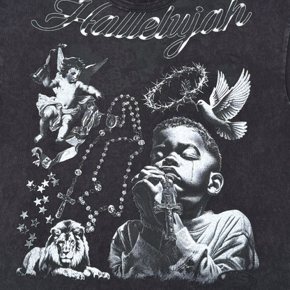 Praying Boy Vintage Graphic Tee