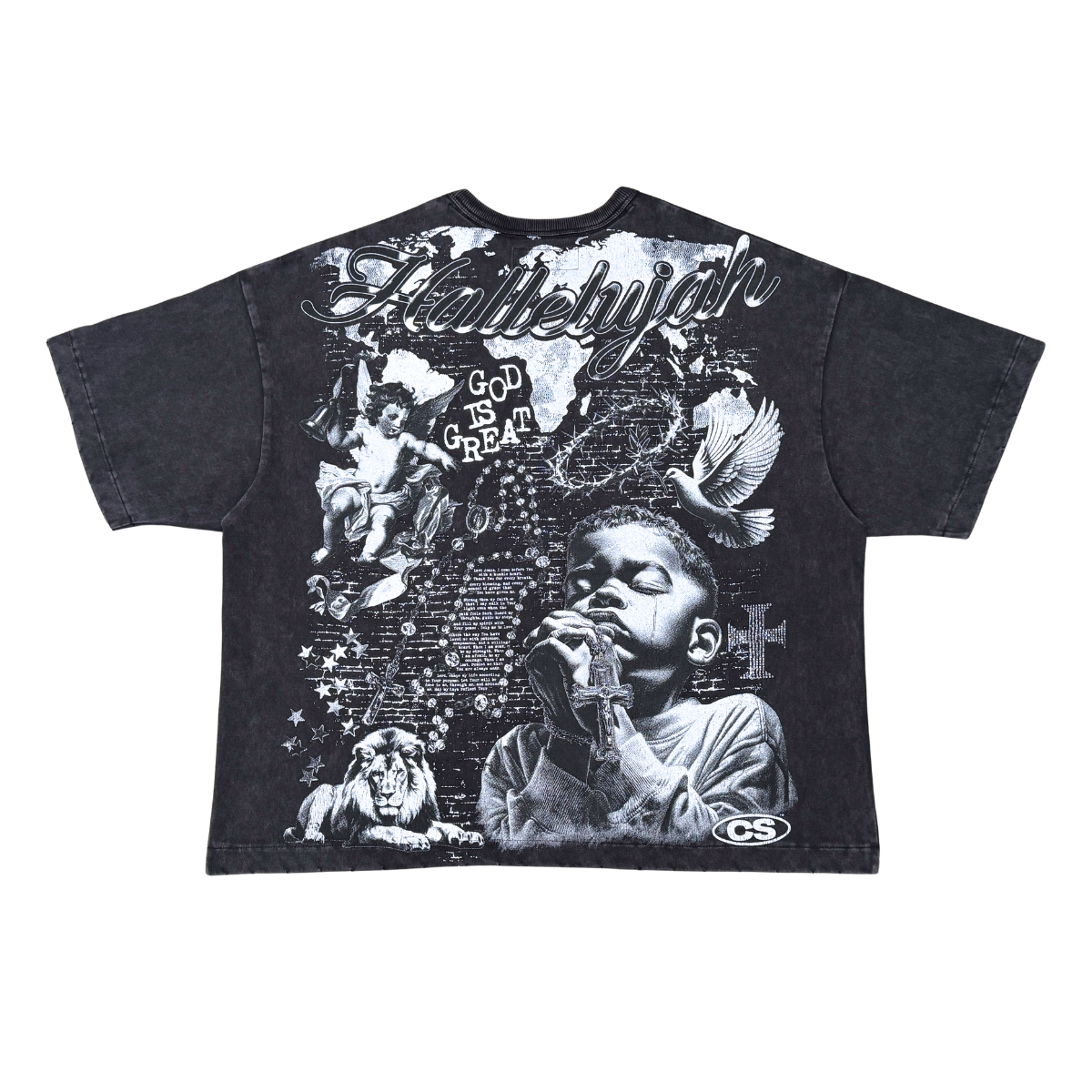 Praying Boy Vintage Graphic Tee