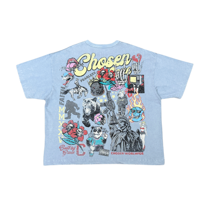 Chosen Floral Skeleton Tee