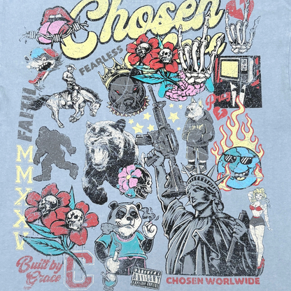 Chosen Floral Skeleton Tee