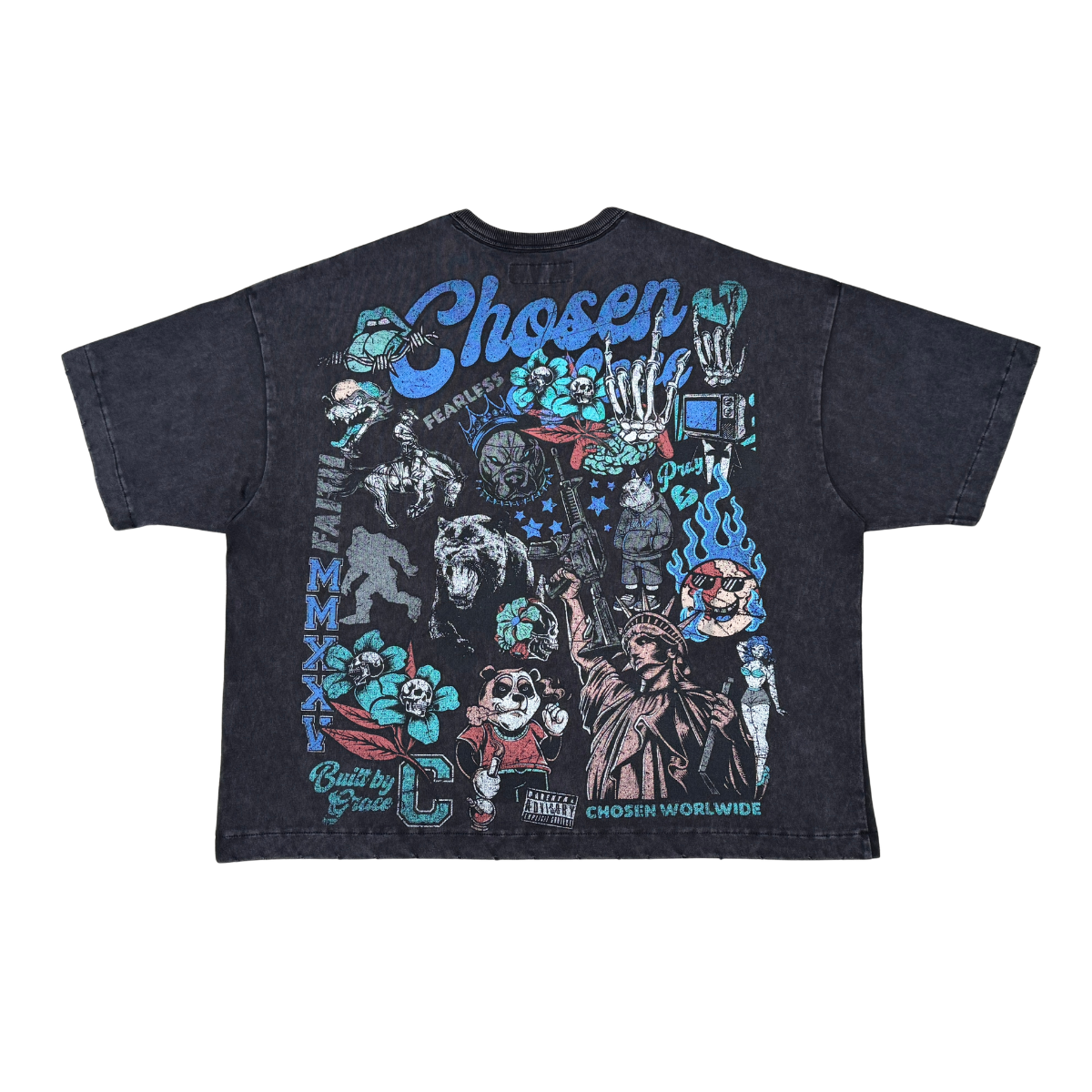 Chosen Floral Skeleton Tee