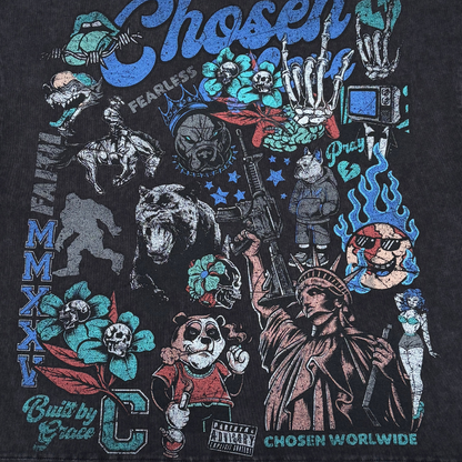 Chosen Floral Skeleton Tee