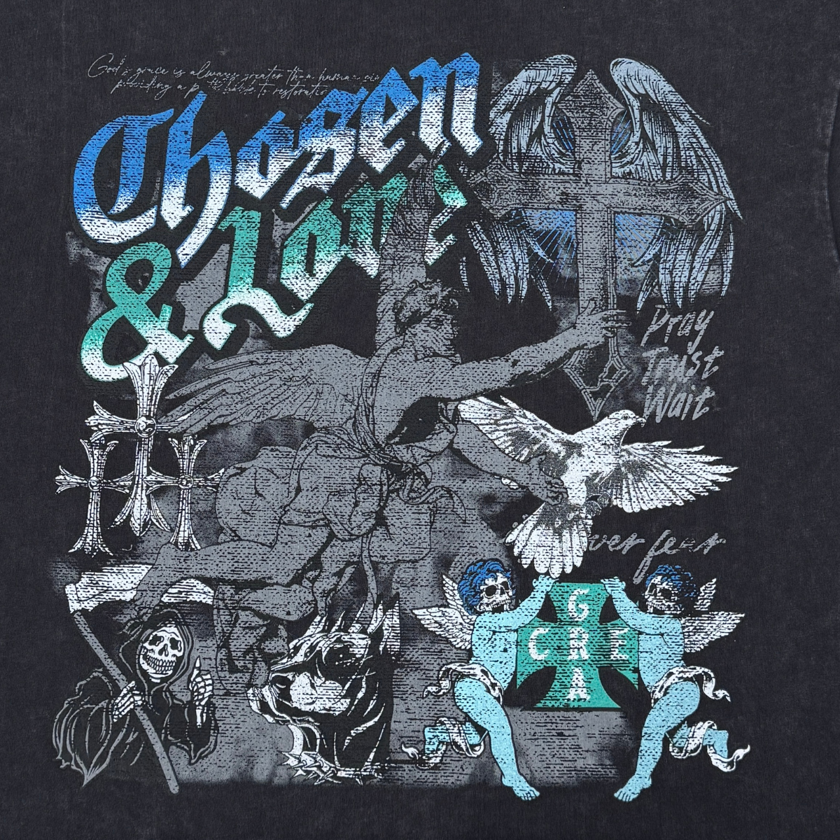 Chosen & Loved Vintage Angel Graphic Tee