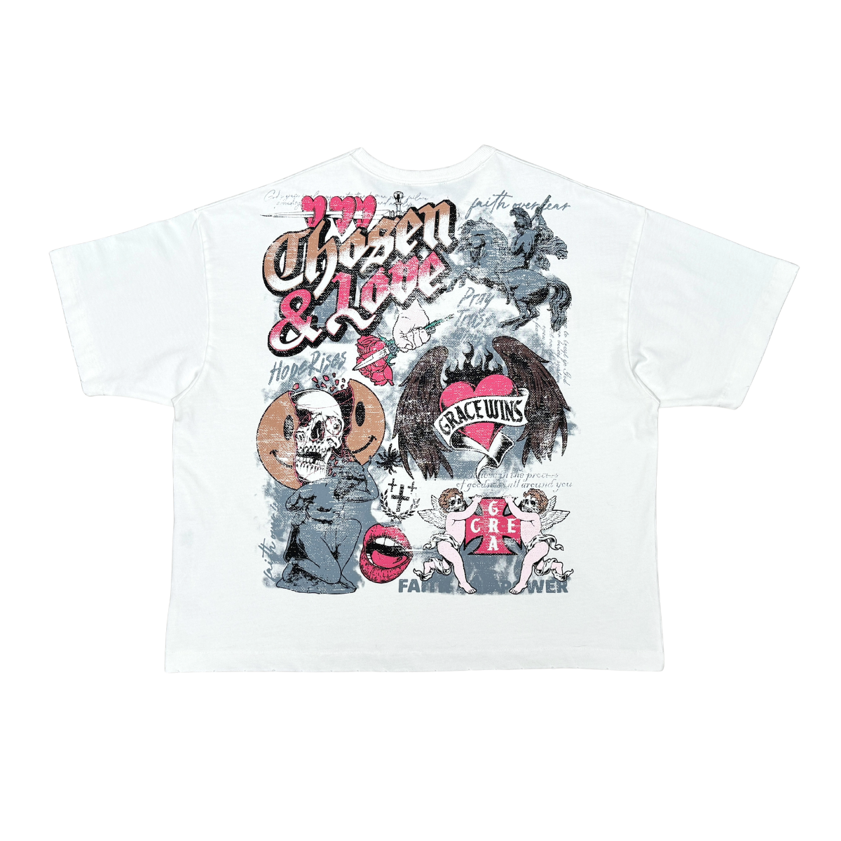 Chosen & Loved Vintage Angel Graphic Tee