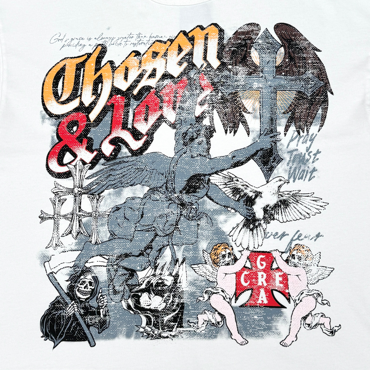 Chosen & Loved Vintage Angel Graphic Tee
