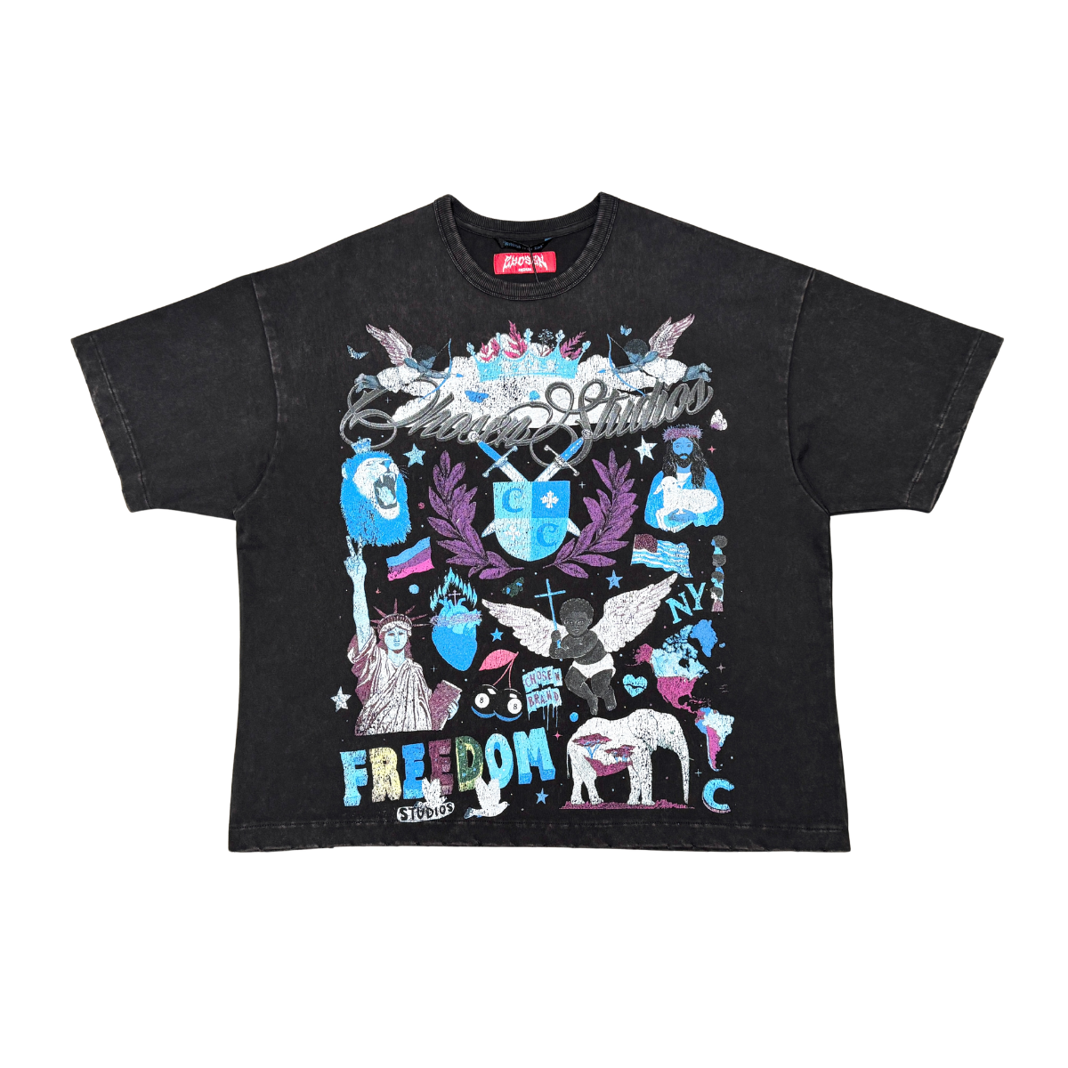 Freedom Crest Collage Tee