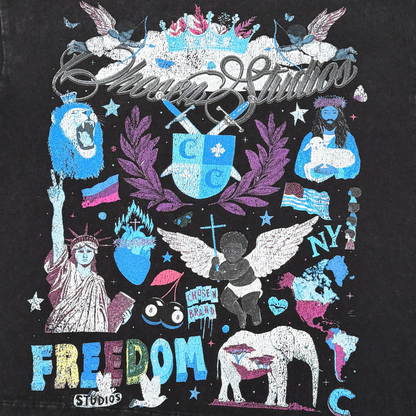 Freedom Crest Collage Tee