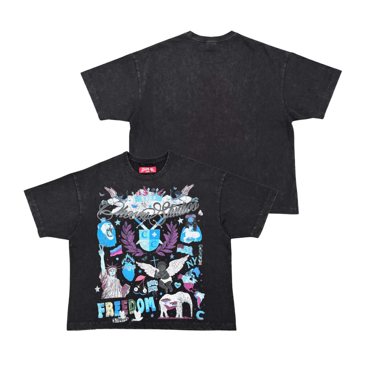 Freedom Crest Collage Tee