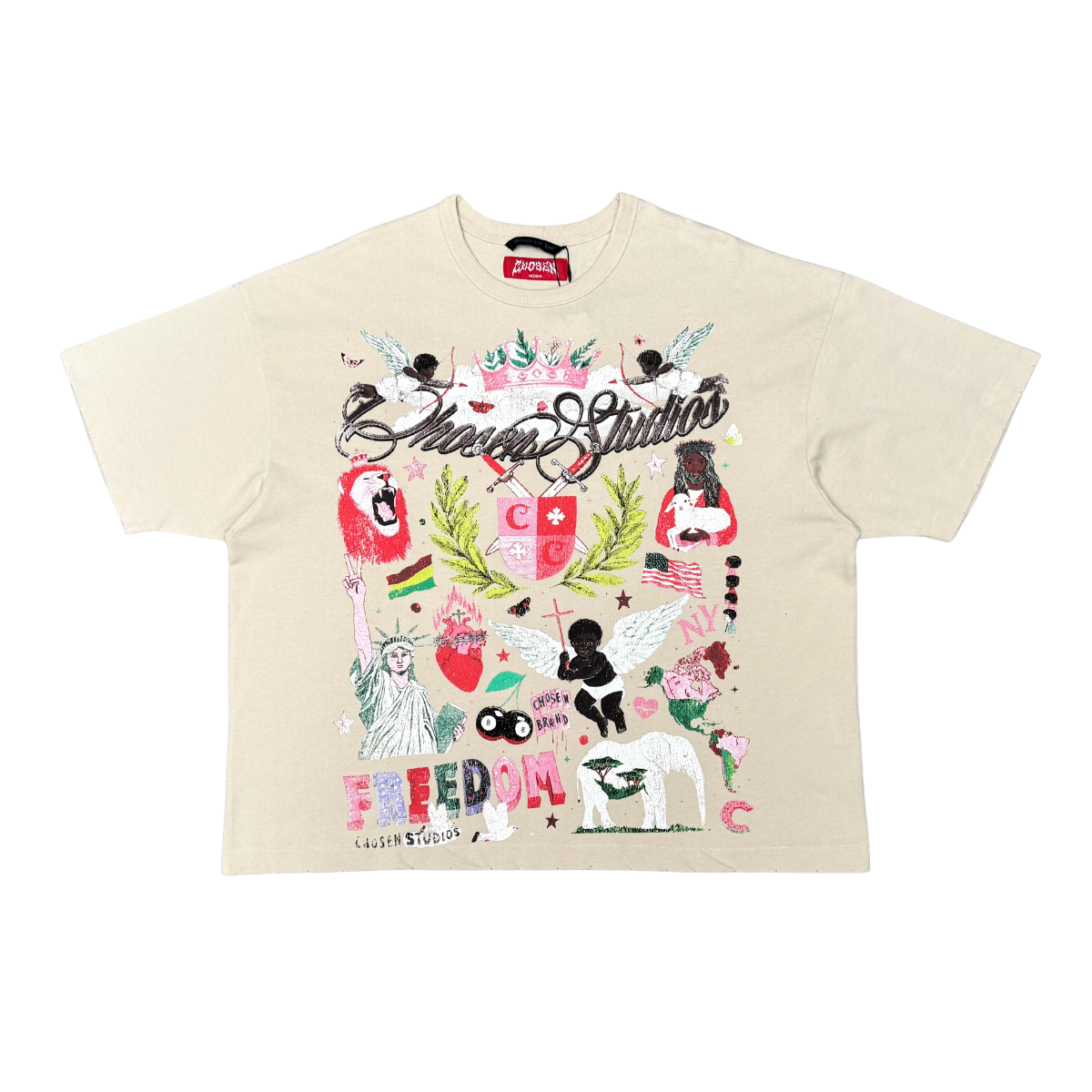 Freedom Crest Collage Tee